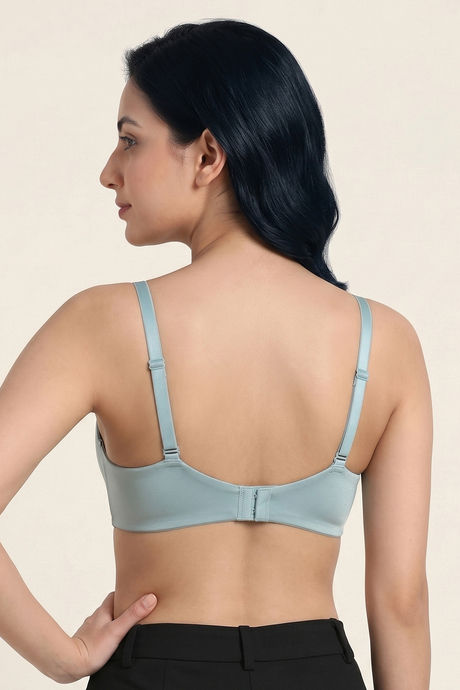 Zivame At Work Padded Non Wired 3/4Th Coverage T-Shirt Bra - Gray Mist — image 4
